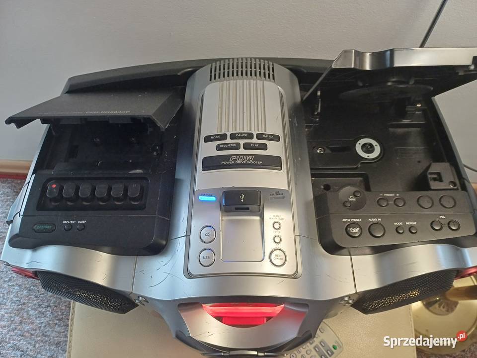 Radiomagnetofon Sony CFDRG880CP CD MP3 Kaseta Gorzów Wielkopolski