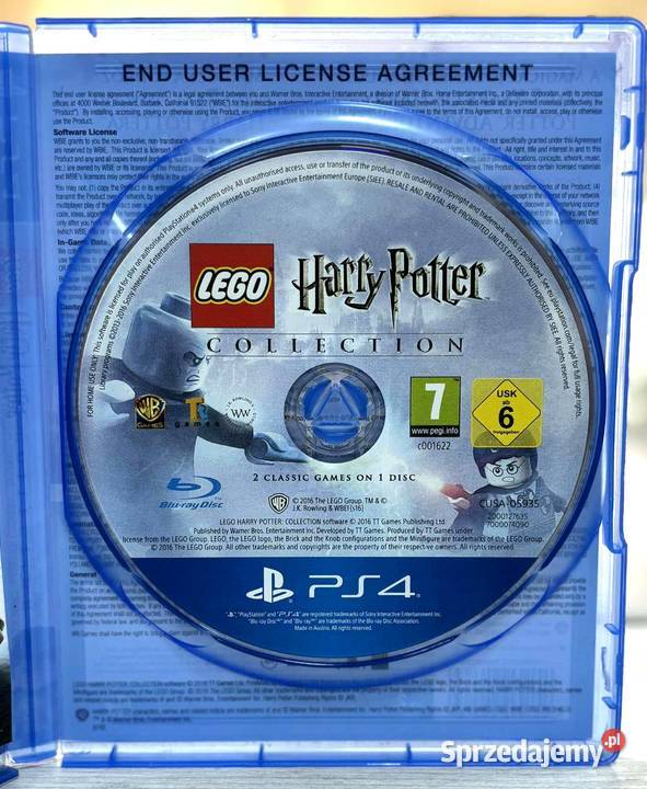 4 Harry Potter Collection Gry na konsole Elbląg sprzedam