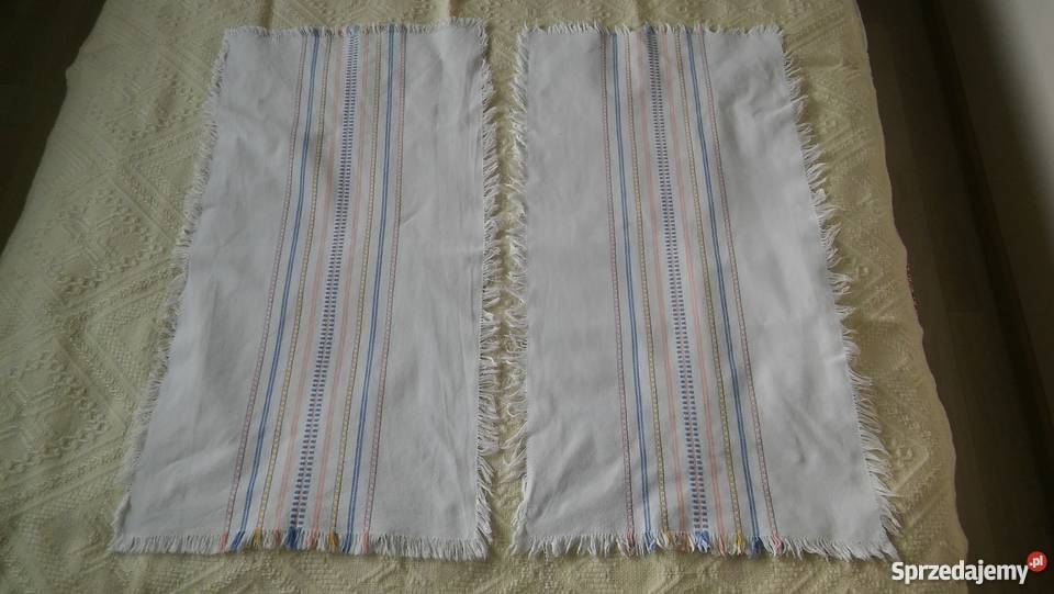 serwetka serweta dwie serwetki polski len Gdańsk sprzedam