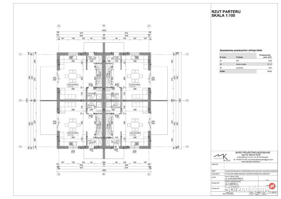 Wprowadź się razu Spokojna okolica Namysłów Liczba pokoi 4