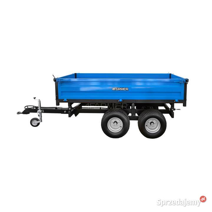 Przyczepa rolnicza dwuosiowa 25T z kiprem Tajęcina