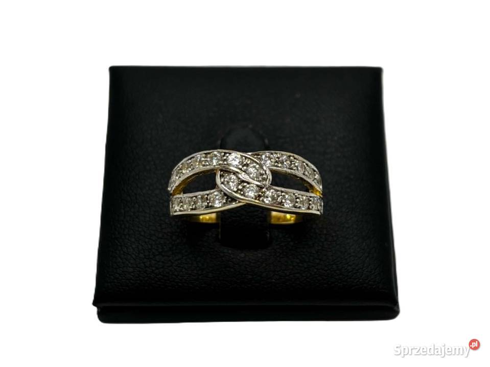 Złoty Pierścionek pr 585 526g R17 złoto Elbląg