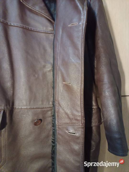 Kurka męska skórzana z PRL Legionowo sprzedam