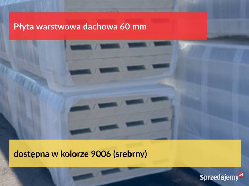 Płyta dachowa 60mm z rdzeniem PIR obornicka Puszczykowo