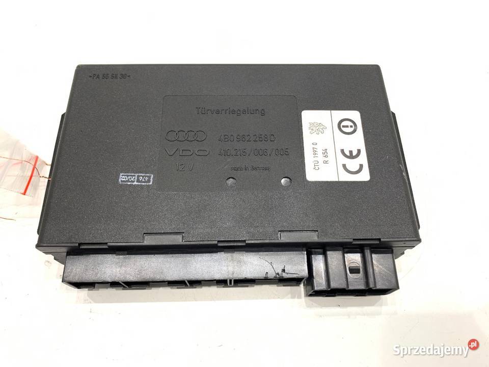 MODUŁ KOMFORTU AUDI A6 C5 4B0962258D Hatchback Wycieraczki i spryskiwacze