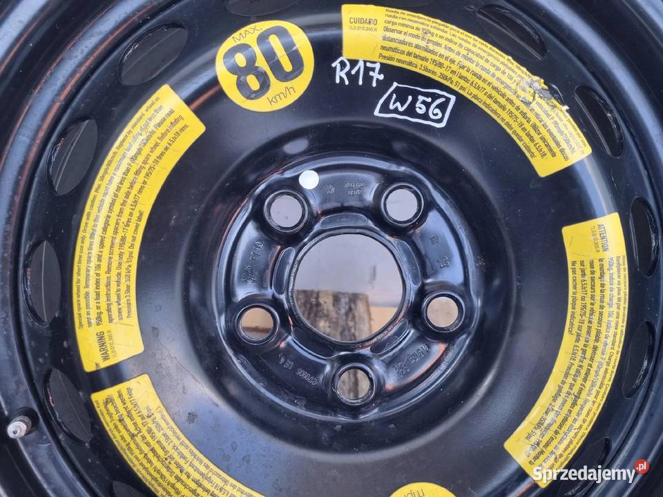 KOŁO DOJAZDOWE VW Touareg I 7L dojazdówka 19580