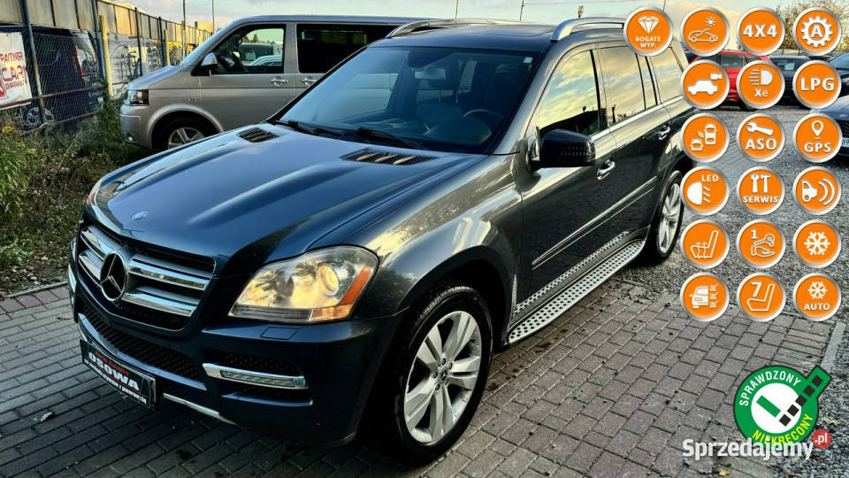 Mercedes GL 450 V8 + gaz 7.os bezwypadkowy 1 wl jak nowy perfect stan 1.r.…