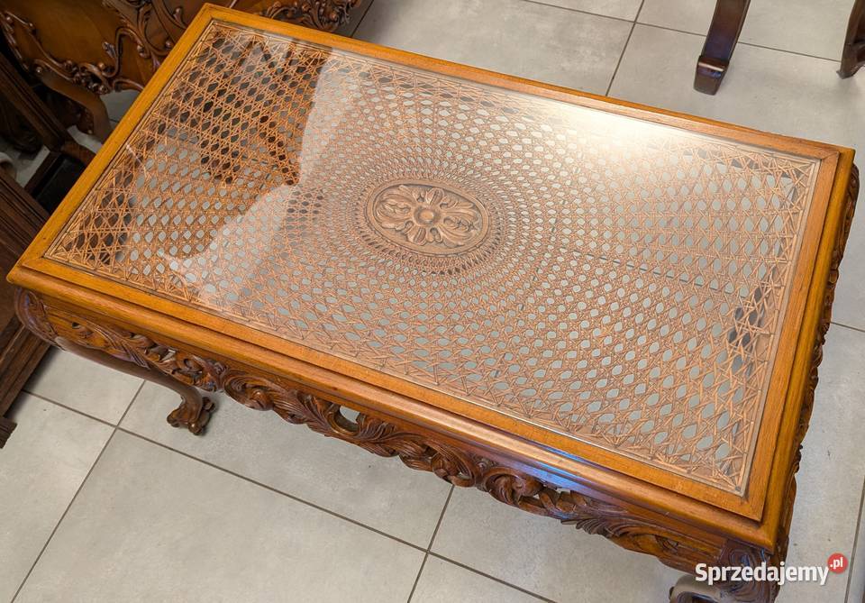 Piękny dębowy stolik na łapachsklep Dąbrowa Dąbrowa Górnicza