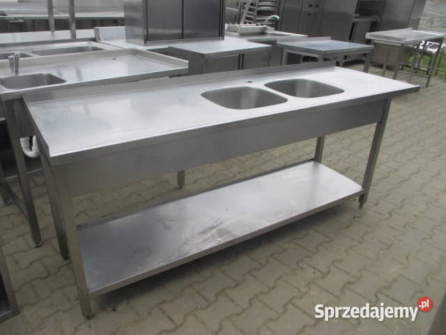 Zlew Gastronomiczny 2 Komorowy Z Półką 2157085 wielkopolskie Ostrów Wielkopolski