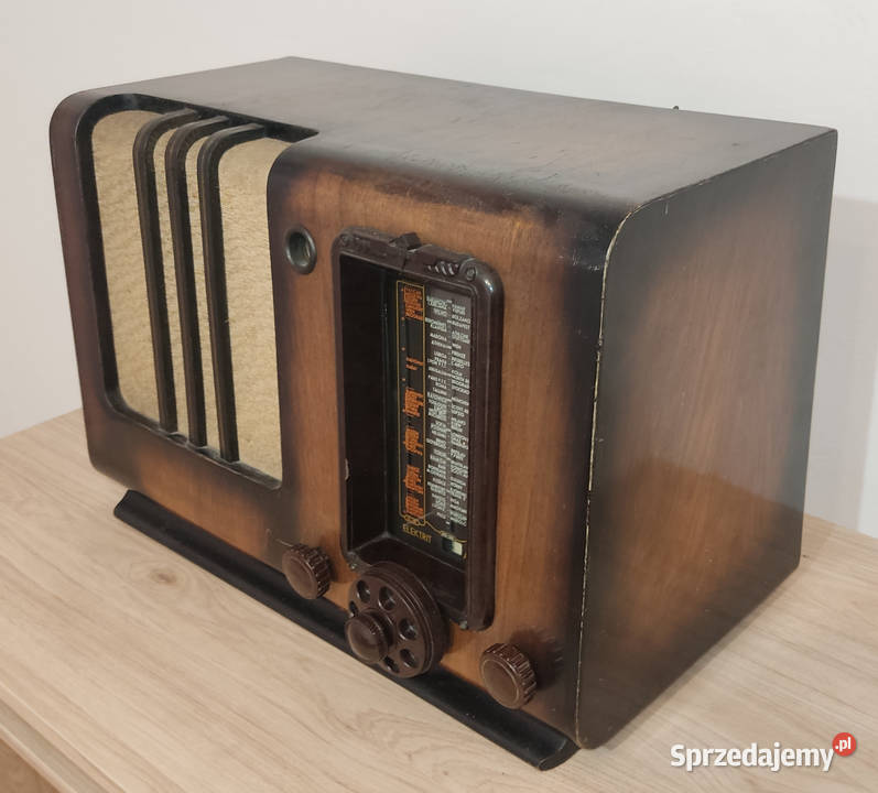 Elektrit Allegro Działające radio lampowe Antyki