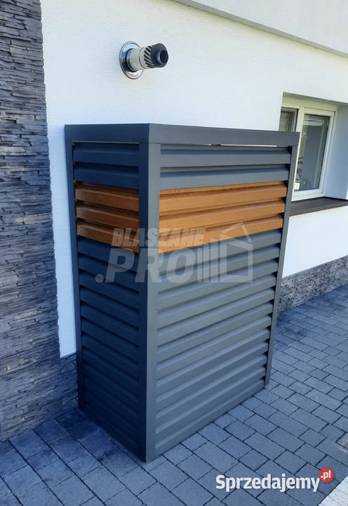 Osłona pompy ciepła 80x50x200 antracyt jasny Międzyrzecz sprzedam