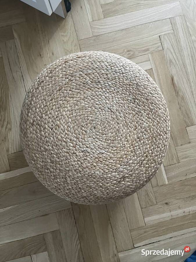 Puf z trawy morskiej Boho Wzory azteckie Warszawa
