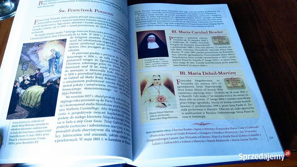 Święty pośród świętych wyniesieni na ołtarze ISBN 9788376609874 sprzedam