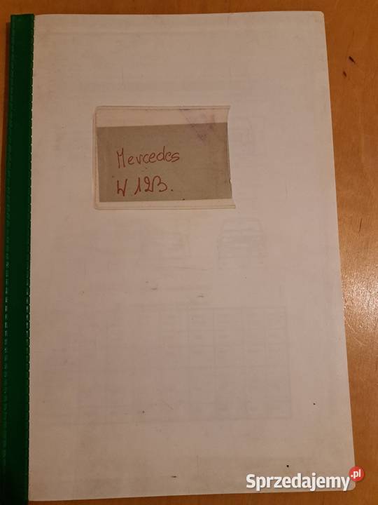 Instrukcjia Wartburg Mercedes 123 VW Vento Pozostałe pomorskie Słupsk
