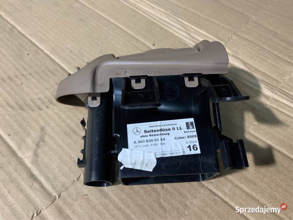 Kratka nawiewu A2038300154 mercedes c w203 zachodniopomorskie sprzedam