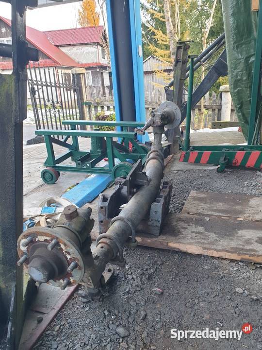 Oś przednia ze wspornikiem Ursus c360 Zetor 4011 Kamesznica