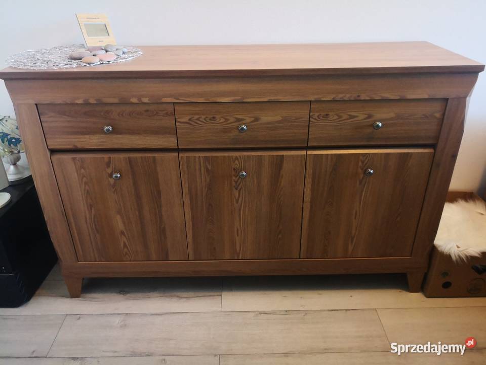 Komoda Bergen 156 modrzew sibiu złoty Black Red dolnośląskie Bolesławiec