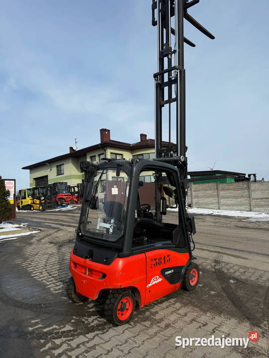 wózek widłowy elektryczny 4kołowy LINDE E16 2017 Linde łódzkie Działoszyn