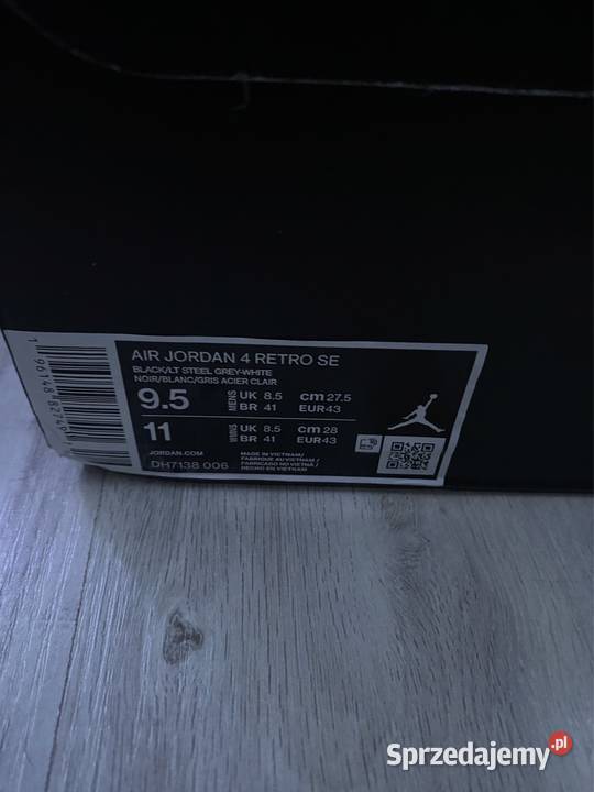 Jordan 4 Black Canvas Szczecin