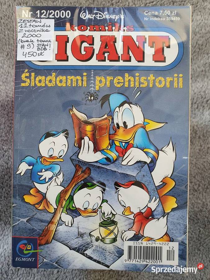 Komiks Gigant rocznik 2000 zestaw 11 tomów Gdynia