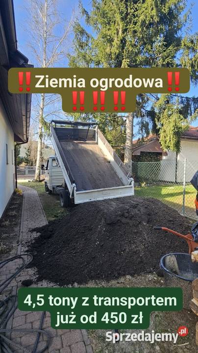 Ziemia ogrodowa Czarnoziem przesiewany Bydgoszcz