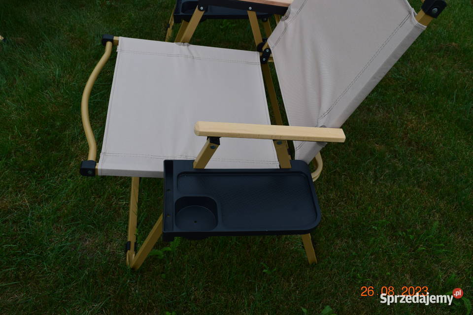 krzesło składane turystyczne campingowe jasny Bosutów sprzedam