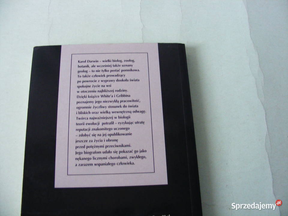 Darwin Żywot uczonego White Ekologia Kalinowska Książki naukowe i popularnonaukowe Oborniki Śląskie