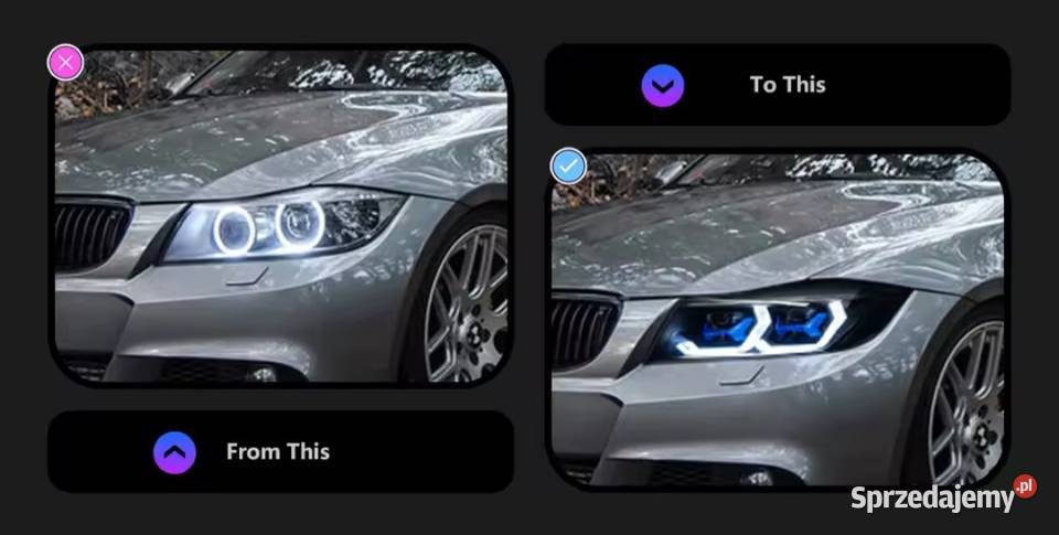 NOWE lampy przednie lampa przód BMW seria 3 E90 osobowe Bełchatów