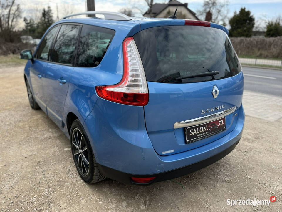 Renault Grand Scenic 12 7osób Grzane Skóry Navi niebieski Częstochowa sprzedam