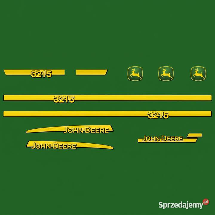 Naklejki John Deere 3215 super mocne zamienniki Bydgoszcz