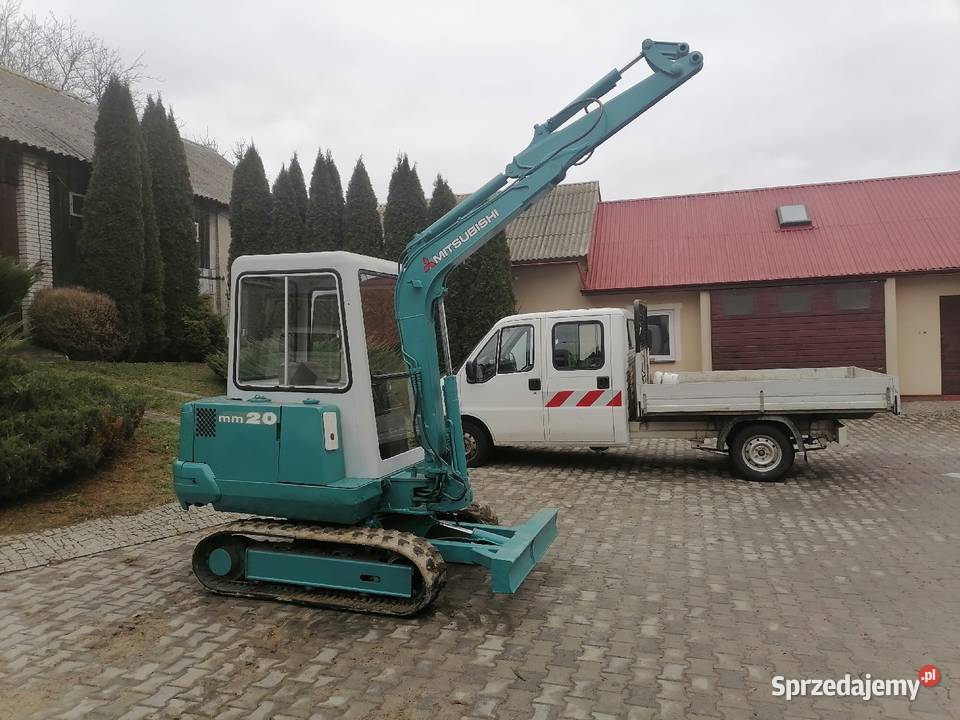 Minikoparka mitsubishi MM20 JCB Cat 2000h