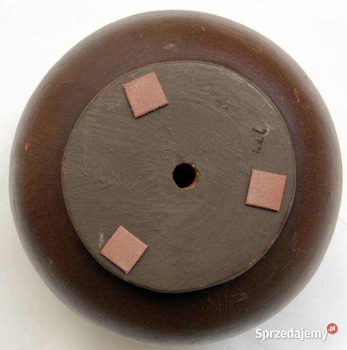 Ceramiczna brązowa doniczka donica ogrodowa śr Lublin