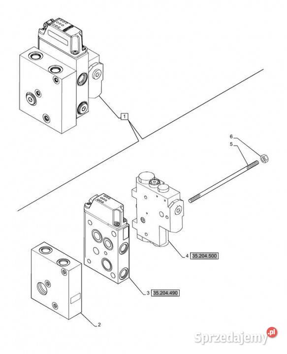 Holland T6090 T6070 Zawór sterujący 47467814 Pozostałe wielkopolskie Jastrzębniki sprzedam