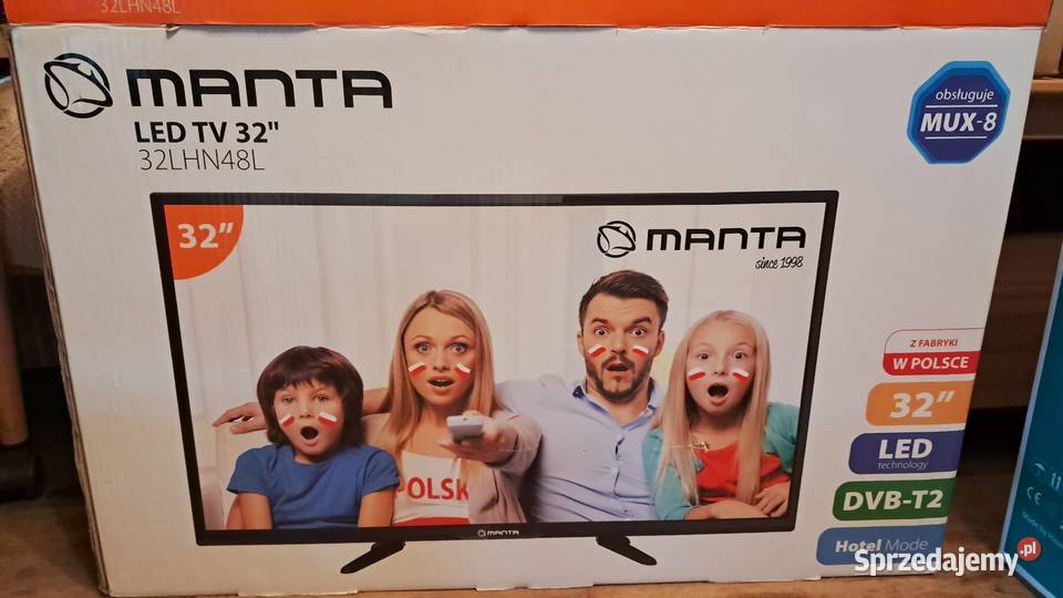 Telewizor Manta 32LHN48L pilot karton instrukcja HDMI Świecie