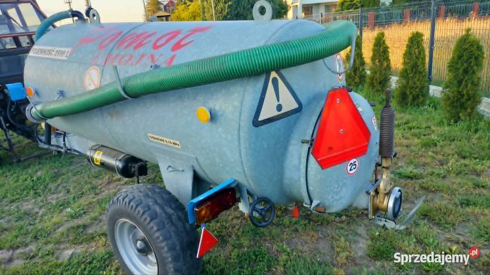 Beczkowóz Pomot Chojna 2500 litrów lubelskie Łuków sprzedam