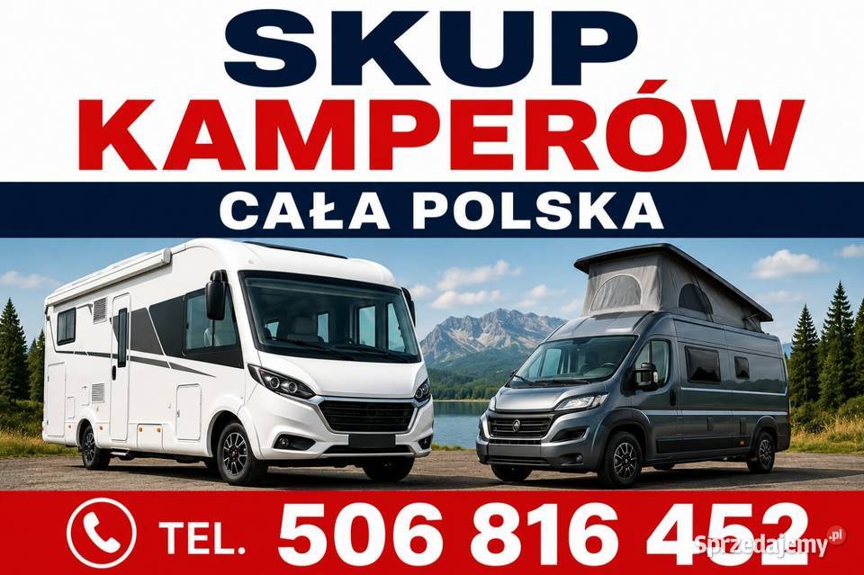 SKUP KAMPERÓW KAMPER VANÓW KAMPERY PRZYCZEP usługa