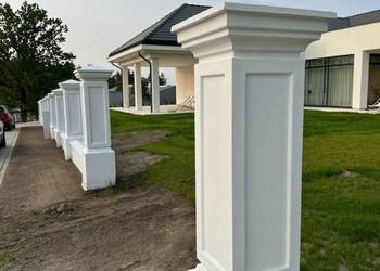 Ogrodzenia Dworkowe,Stylowe SŁUPY,Słupki Boniowane, Pałacowe, Betonowe