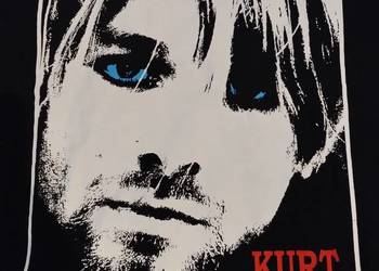 Koszulka t-shirt czarna Kurt Cobain Nirvana S M