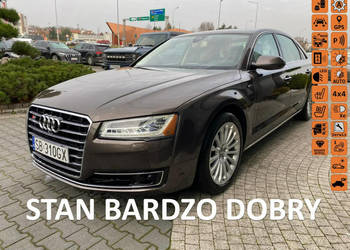 Audi A8 lift,szyber,navi,podgrz.fot.x4 + went,kamera 360*,masaż,LONG,keyle…