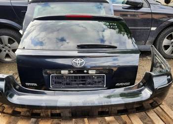 klapa bagażnika zderzak z PDC Toyota Avensis t25 kombi czarne