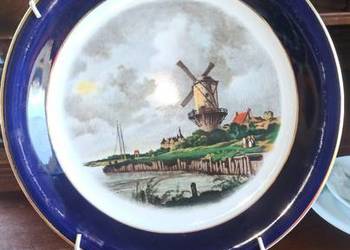 Patera z wiatrakiem. WOOD& SONS. Burslem England. Alpine Whi Patera z wiatrakiem. WOOD& SONS. Burslem England. Alpine Whi