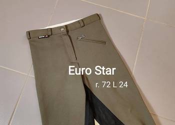 Euro Star - Bryczesy do jazdy konnej - rozmiar 72 L 24 (34) - khaki