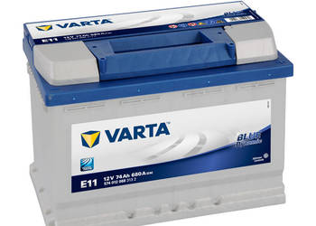 Akumulator Varta Blue Dynamic 12V 74Ah 680A E11 Akumulator Varta Blue Dynamic 12V 74Ah 680A E11
