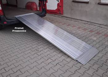 Rampa Aluminiowa 300cm x 80cm Panelowa Płaska - Najazd Podjazd - od ręki
