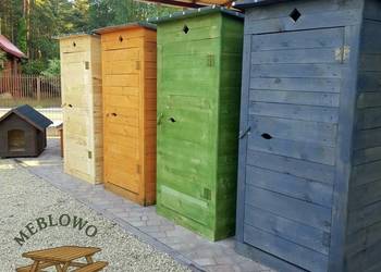 WC drewniane / Kibel / Swawojka – solidna, duża, z Sosny!
