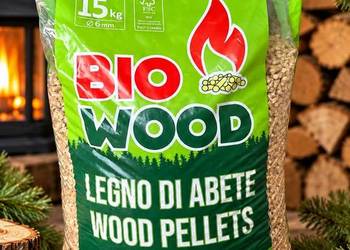 Pellet świerkowy-sosnowy "BIO WOOD" klasa A1 1050kg
