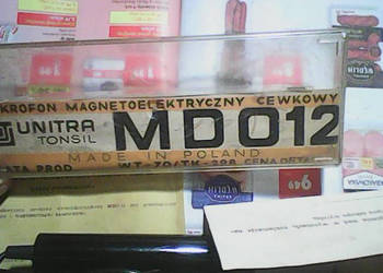 Mikrofon Unitra MD 012 z 1972 roku. NIE WYSYŁAM.