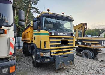 Pojazd zimowego utrzymania drog scania 124c