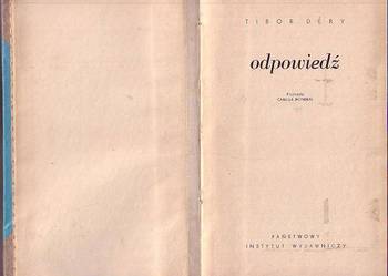 (8638) ODPOWIEDŹ – TIBOR DERY