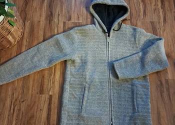 nowy dzianinowy ocieplany płaszczyk rozmiar M/L brak metki